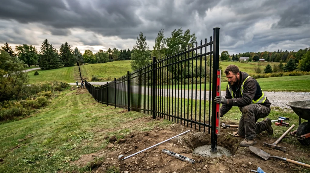 How to Choose the Right Fence Post Spacing for Wind Load, Security, and Code Compliance