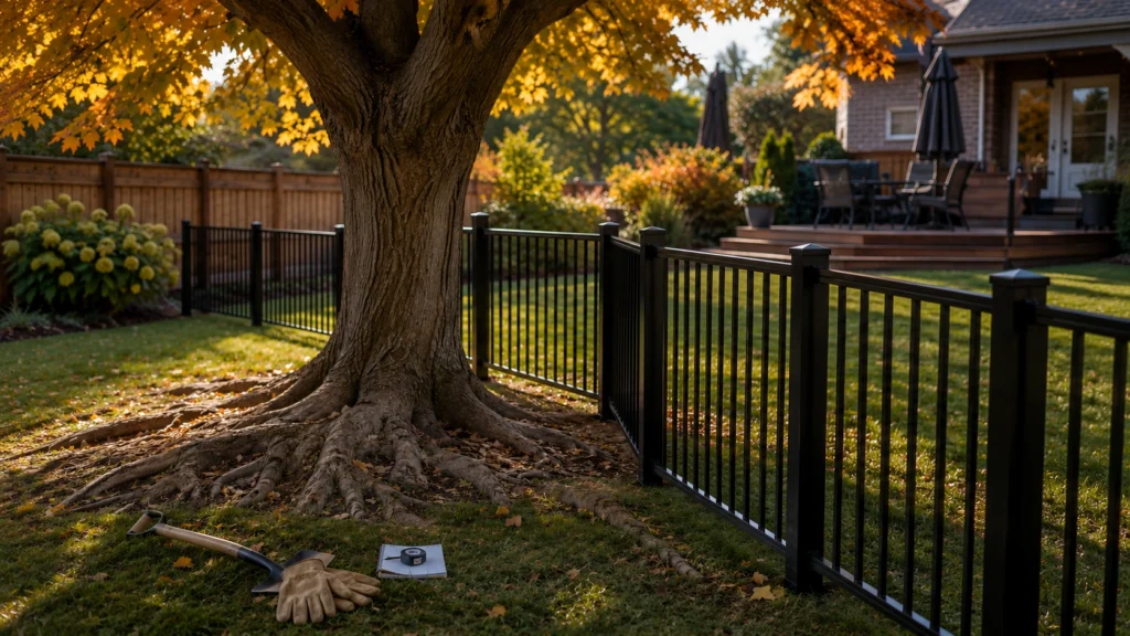 How to Install a Fence Post Near Tree Roots Without Damaging the Tree or the Foundation