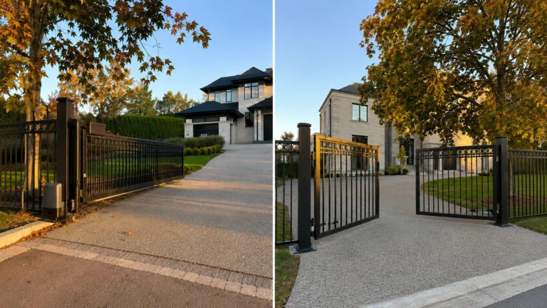 Sliding Gate vs. Swing Gate: Which Is Better for Canadian Properties?