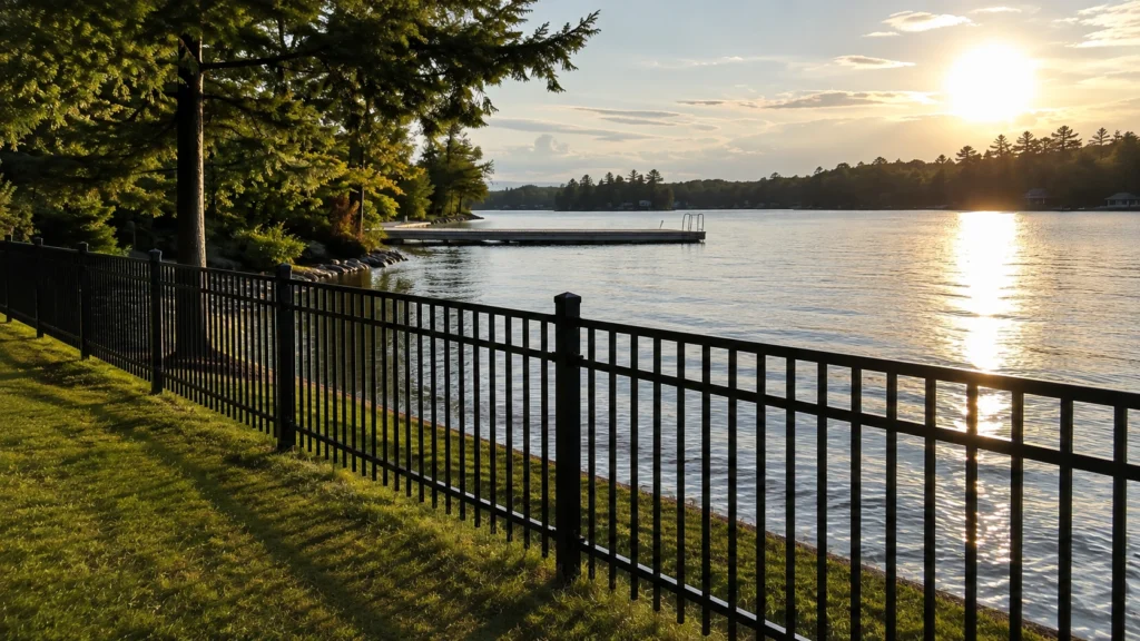 Why Aluminum Fencing Is Replacing Wood and Chain Link on Canadian Waterfront and Lakefront Properties