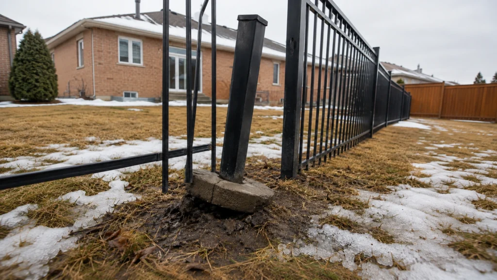 How Freeze-Thaw Cycles Damage Steel Fence Post Foundations Across Canadian Provinces, and What Contractors Can Do About It