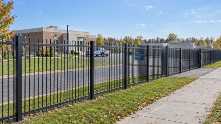 Steel Perimeter Fencing for Electrical Substations, Water Treatment, and Utility Infrastructure Sites in Canada