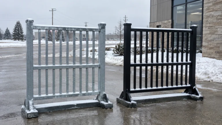 Hot-Dip Galvanising vs. Armour-Shield Coating: What Actually Protects Steel Fencing Through Canadian Winters