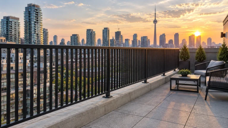 Aluminum Guard and Railing Systems for Condo Balconies and Rooftop Terraces: Meeting Ontario Building Code Guard Height Rules